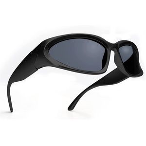 NEW black futuristic sunglasses